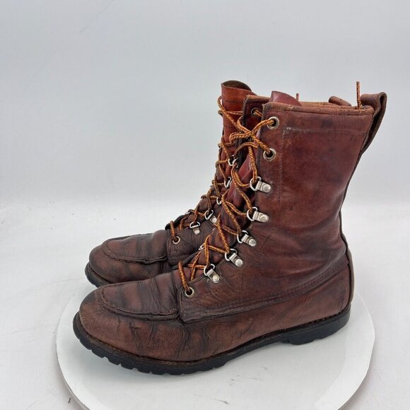 Red Wing Shoes Other - Red Wing Irish Setter Sports Men Size 7.5C Brown Leather Moc Toe Rugged Boot